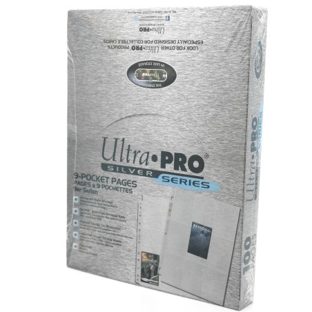 Ultra•Pro - Lot de 100 Feuilles de 9 Cases - Silver Series