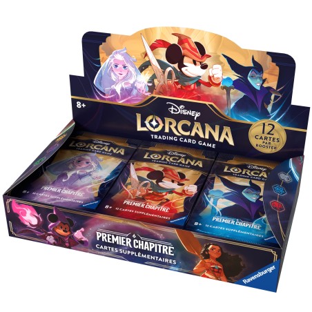 Boîte de 24 Boosters - Disney Lorcana: Premier Chapitre - FR