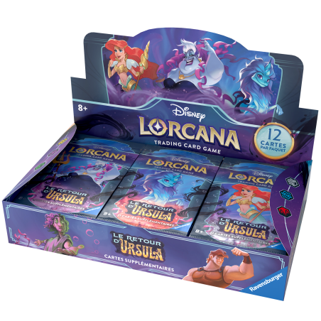 Disney Lorcana Set 4 - Le retour d’Ursula – Display de 24 boosters - FR
