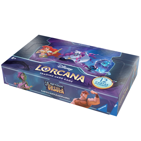 Disney Lorcana Set 4 - Le retour d’Ursula – Display de 24 boosters - FR