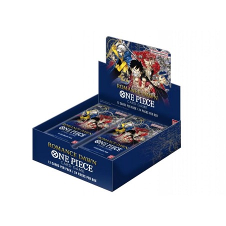One Piece Card Game - Boite de Boosters Anglais - Boite de 24 boosters : Romance Dawn - OP01