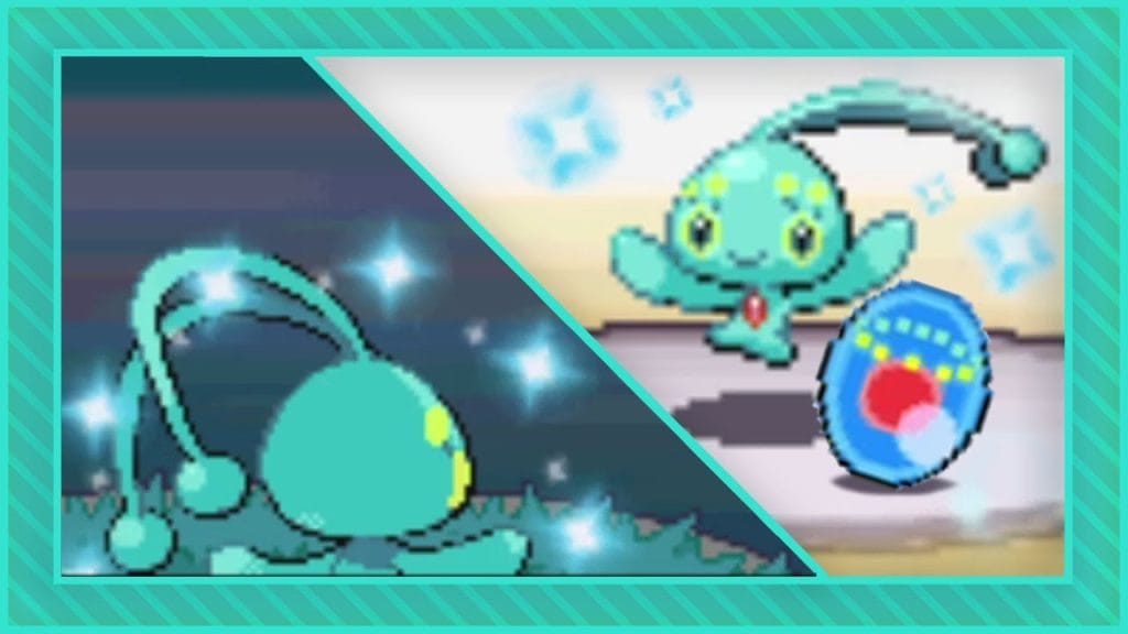 manaphy shiny pokemon ranger