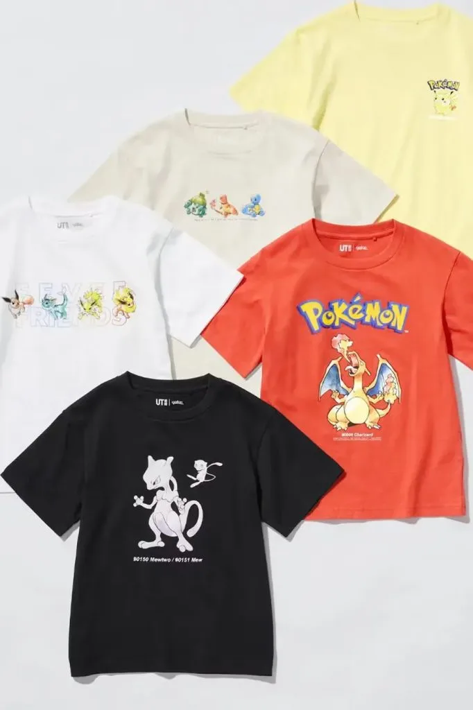 uniqlo pokemon 30 ans