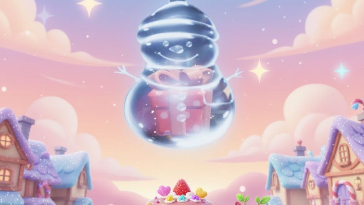 bulles bonhomme de neige heartopia