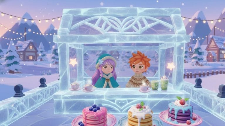 pancakes glacees heartopia