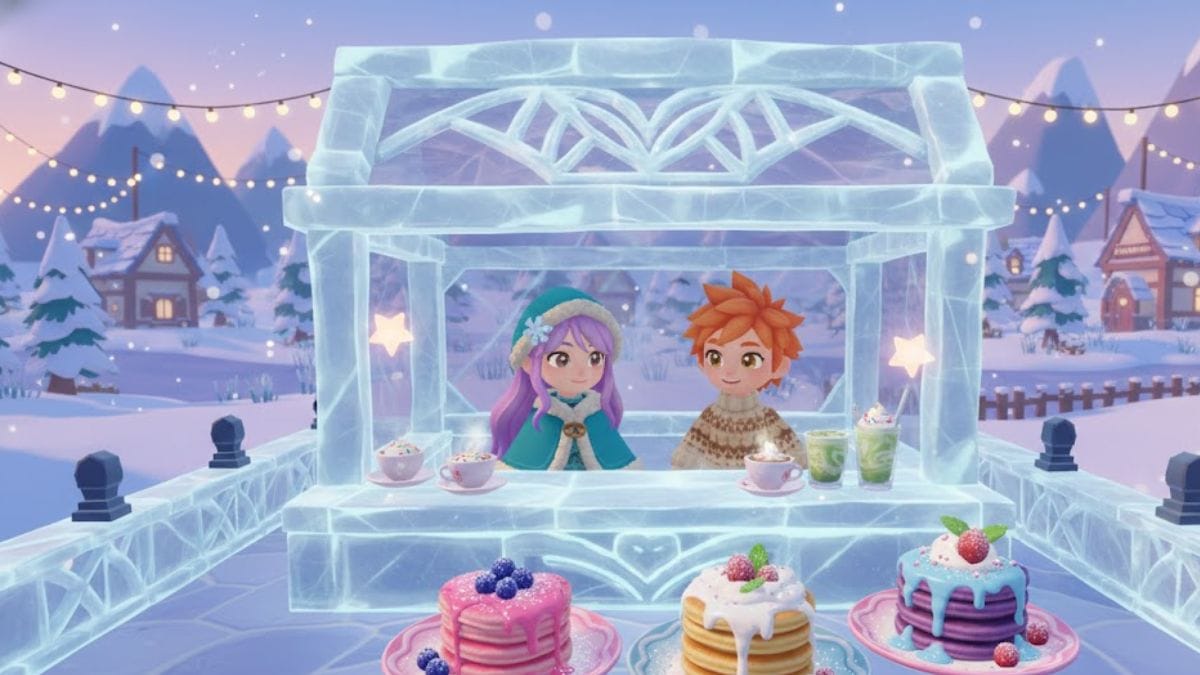 pancakes glacees heartopia