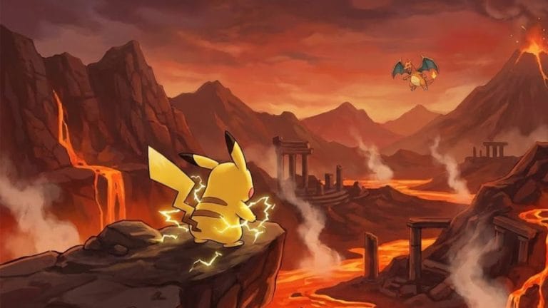 pikachu pokemon rouge feu