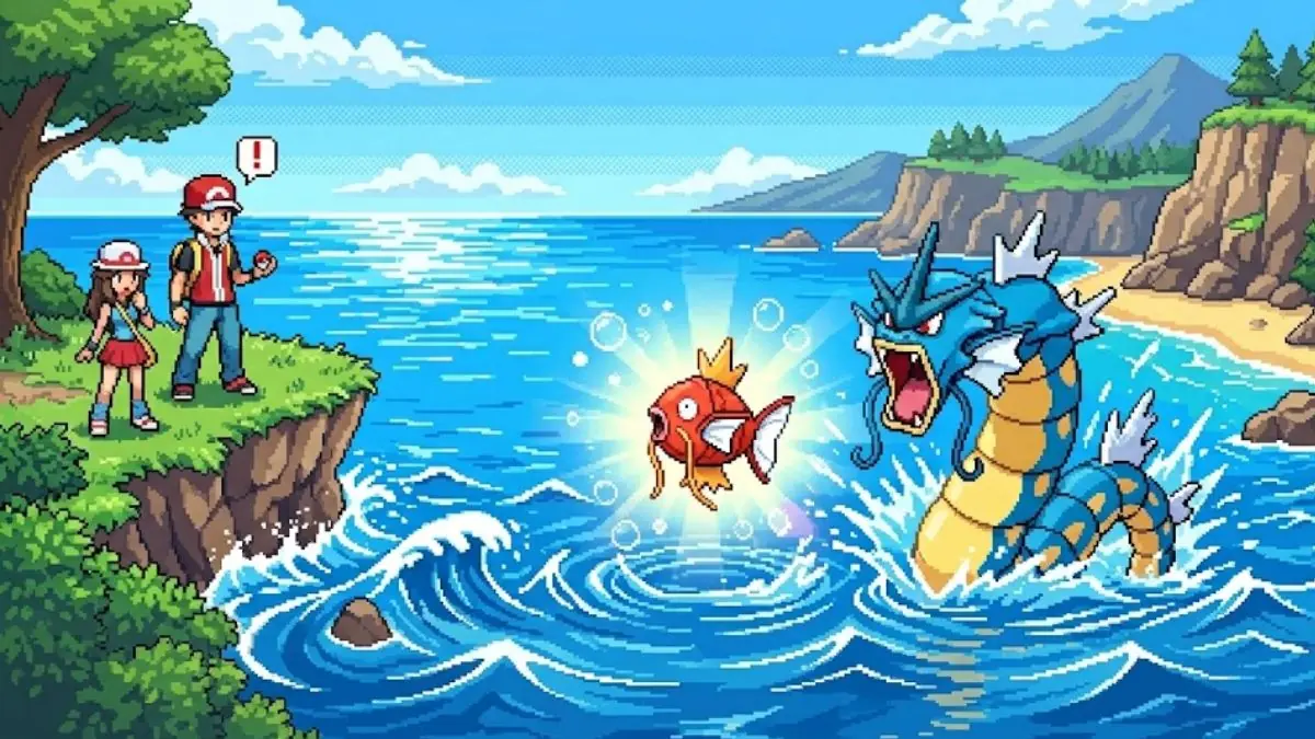 magicarpe leviator pokemon rouge feu vert feuille