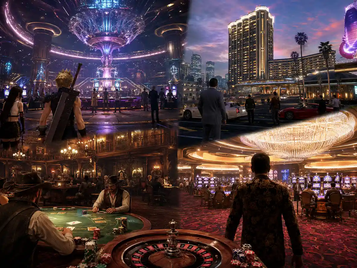 FF7, GTA V, Red Dead 2 le top 10 des casinos cultes des jeux vidéo