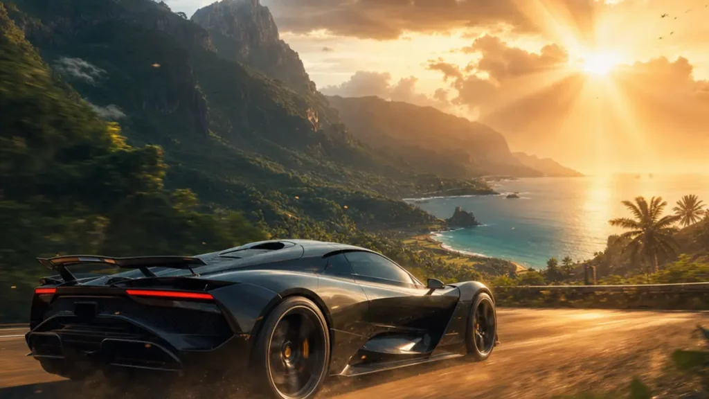 Forza Horizon 6 : vue d'une course sur la carte du jeu, record Steam de 172 000 joueurs simultanes