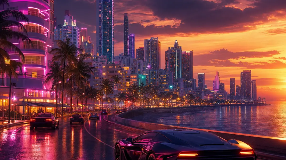 Logo de Grand Theft Auto 6 sur fond sombre, les precommandes attendues le 18 mai n'ont pas eu lieu