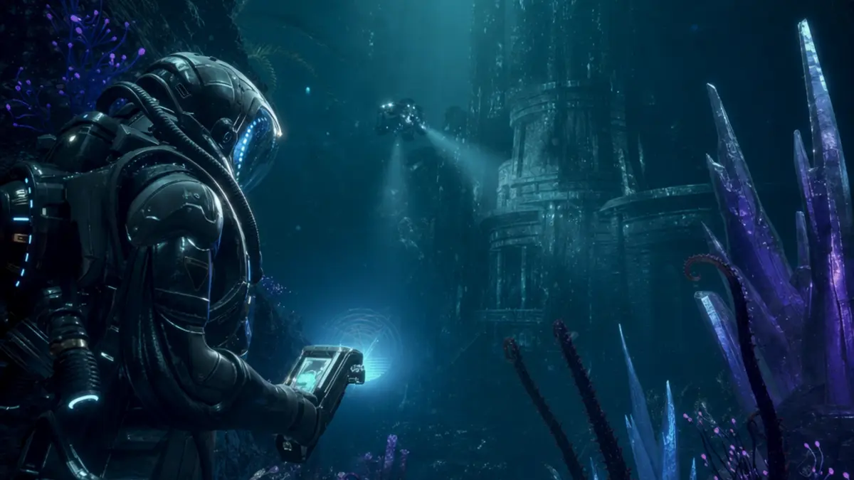 Le Bioscanner dans l'epave du Cicada dans Subnautica 2, amelioration du scanner