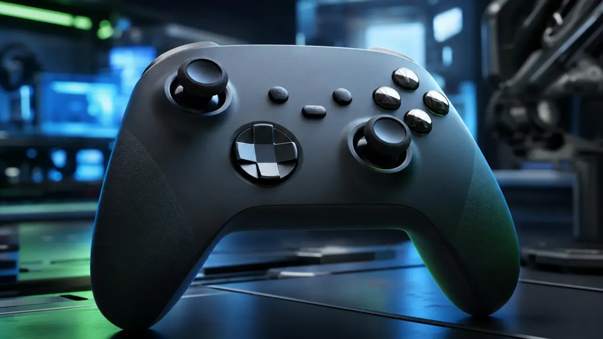 Manette Xbox Forza Horizon 6 avec le port d'extension proprietaire obstrue