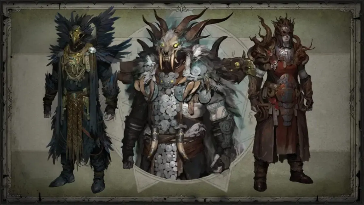 Illustration du combat contre le boss Urivar dans le donjon des Champs du Jugement de Diablo 4, avec son autel d'invocation.