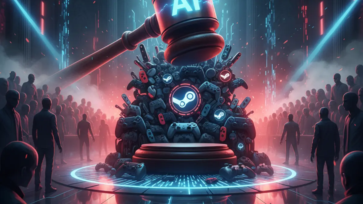 Tim Sweeney, PDG d'Epic Games et createur de Fortnite, denonce les etiquettes IA de Steam.
