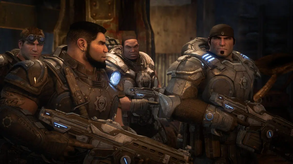 Visuel de Gears of War: Reloaded, le remaster du premier Gears arrivant sur PS5, Xbox Series et PC le 26 aout 2025.