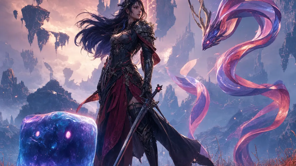 Faye manie son epee avec une agilite inspiree des premiers God of War.