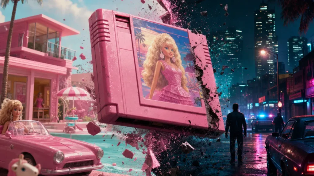 Compilation Barbie Rewind avec 16 jeux classiques, sortie le 12 novembre 2026.