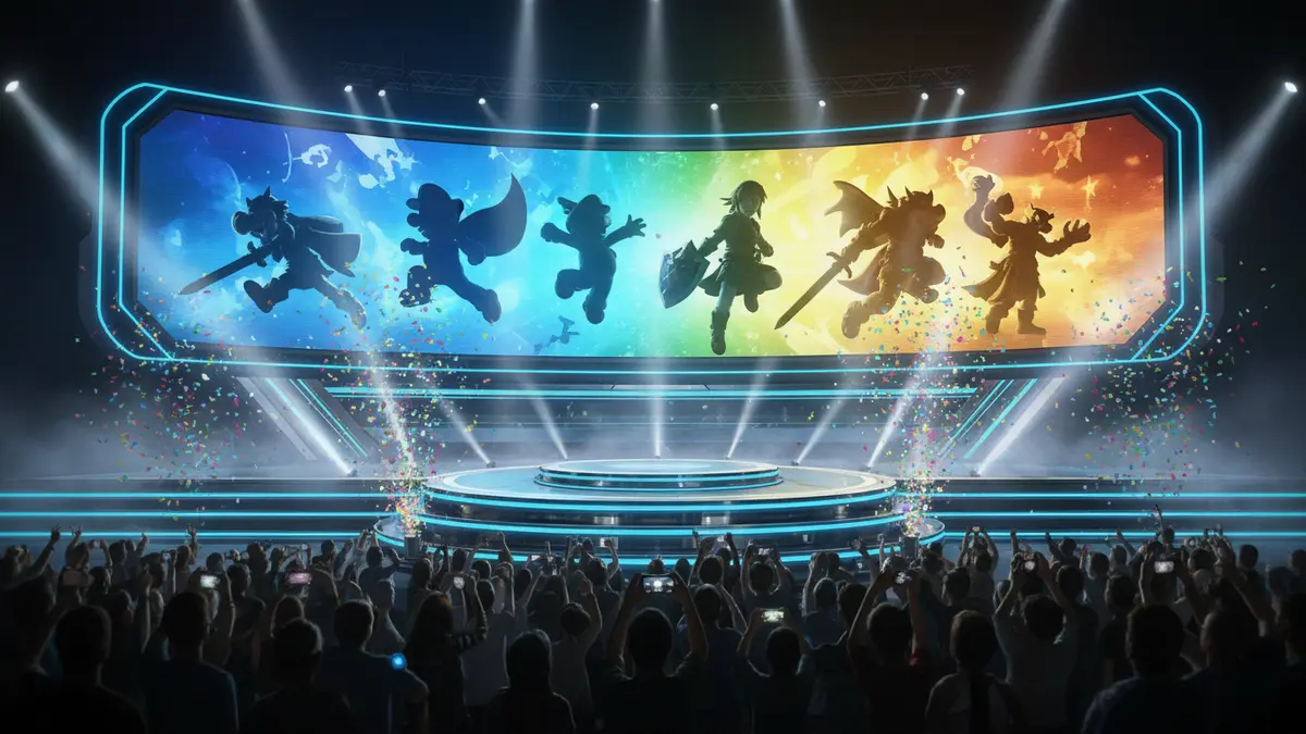 Montage des visuels des nouveaux jeux Mario et Zelda annonces lors du Nintendo Direct Summer 2026 pour Switch 2.