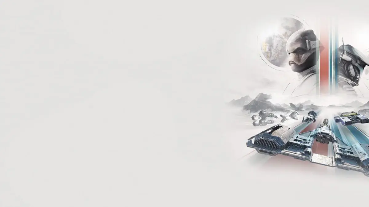 Image de gameplay de Star Wars: Galactic Racer montrant un podracer sur le circuit desertique de Jakku, avec des effets de vitesse et de lumiere dynamiques.
