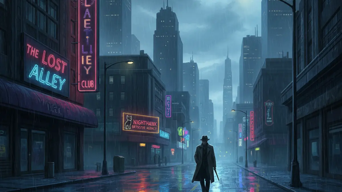 The Drifter sur Nintendo Switch, un thriller point-and-click en pixel-art avec une ambiance pulp horrifique.