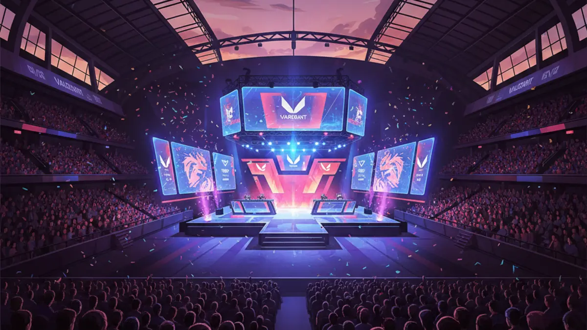 Les joueurs de Team Vitality en pleine action durant les Masters de Londres sur Valorant.