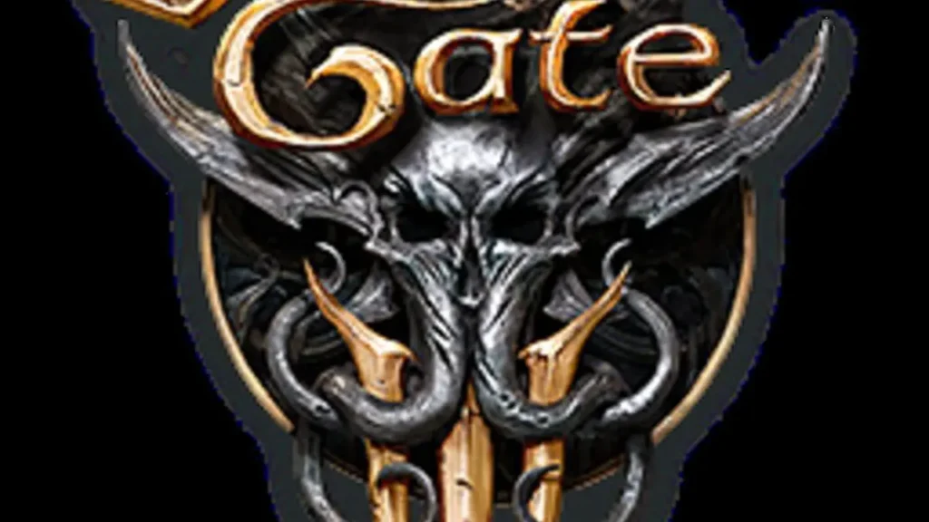 Boite de l'edition Deluxe physique de Baldur's Gate 3 sur PS5, contenant le jeu sur deux Blu-ray, la bande originale et une carte en tissu, devant un ecran affichant le logo du jeu.