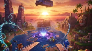 Illustration de Fortnite avec Crash Bandicoot et Sonic, rumeur Saison 4