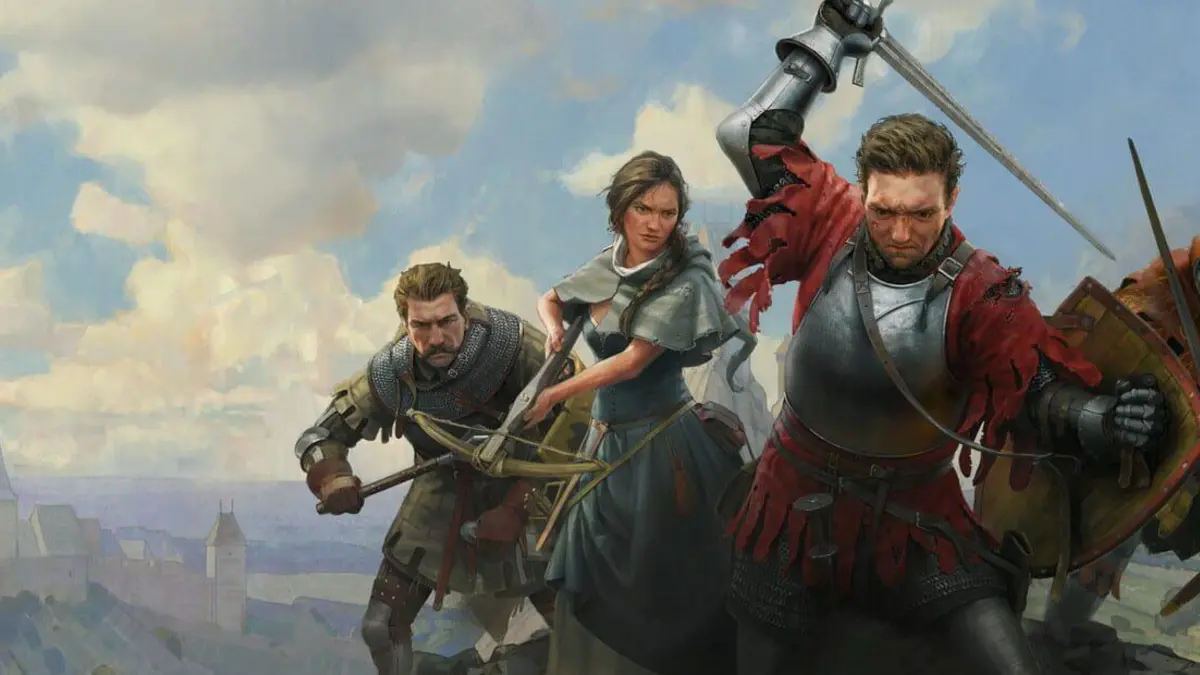Bande-annonce du jeu de societe Kingdom Come: Deliverance The Boardgame, adaptation du RPG medieval realiste sur Gamefound