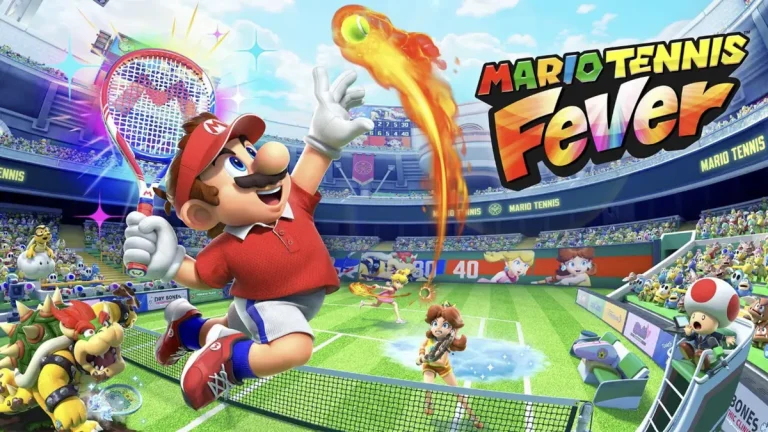 Mario Tennis Fever : un court Super Mario Galaxy et une raquette trou noir débarquent