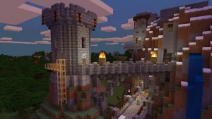 Apercu des grottes de soufre dans Minecraft snapshot 26.2 avec cristaux jaunes, bassins bouillonnants et le nouveau mob Sulfur Cube.