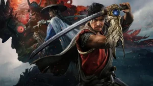 Miyamoto Musashi brandit son katana dans Onimusha: Way of the Sword, disponible des le 4 septembre 2026 sur PS5, Xbox Series, PC et Switch 2.