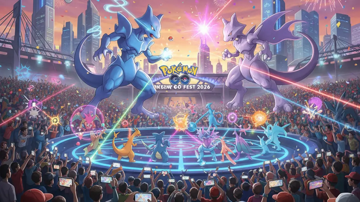 Mega-Mewtwo X et Y lors du Pokemon GO Fest 2026, evenement gratuit avec Zeraora et bonus