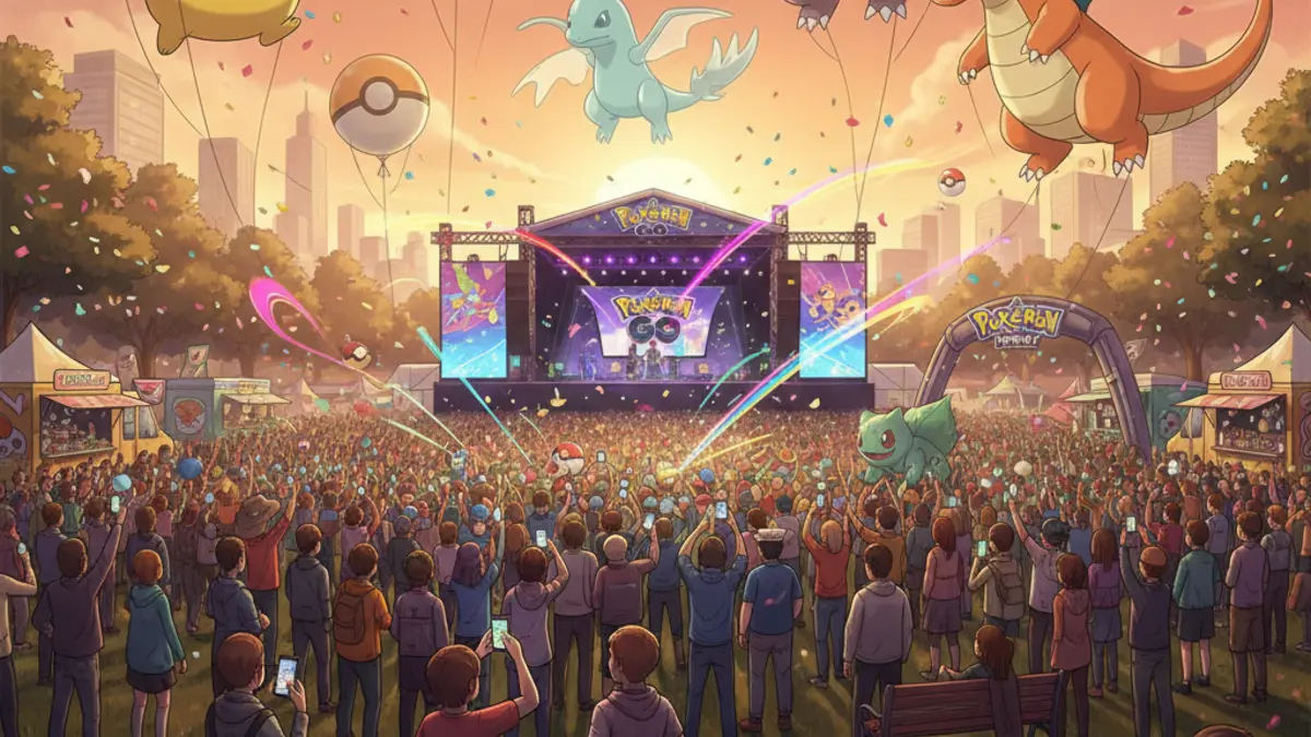 Des dresseurs jouant a Pokemon GO lors du fest 2026 a Sault Ste. Marie.