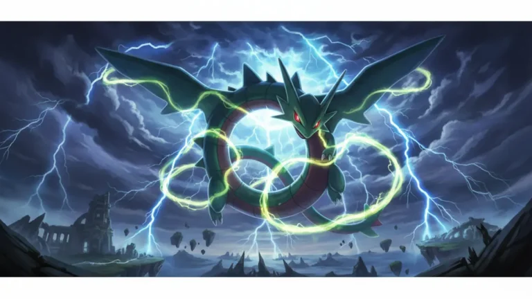 Pokémon GO : la Recherche Ozone Ascent débloque Mega Rayquaza et un Meteorite