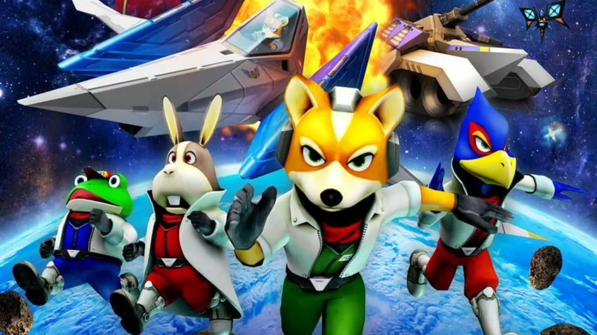Visuel comparant Star Fox 64 original sur Nintendo 64 et son remake 2026 sur Switch 2, aux cotes d'Ocarina of Time, illustrant le retour des deux classiques.