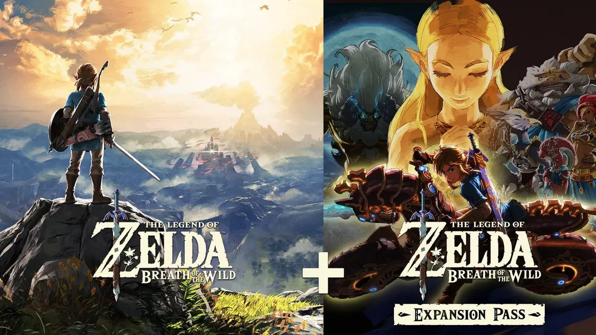 Jaquette de The Legend of Zelda: Breath of the Wild sur fond de logo Switch 2, annoncant l'ouverture des precommandes.