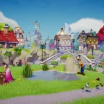 Lanterne carpe koï néon Disney Dreamlight Valley : photo
