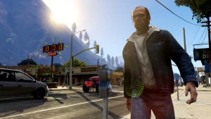 Visuel de GTA 5 avec ses chiffres de ventes astronomiques, en tete des classements sur PS5 et Xbox Series