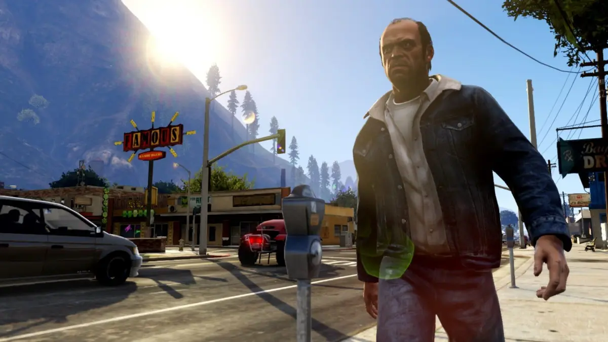 Visuel de GTA 5 avec ses chiffres de ventes astronomiques, en tete des classements sur PS5 et Xbox Series