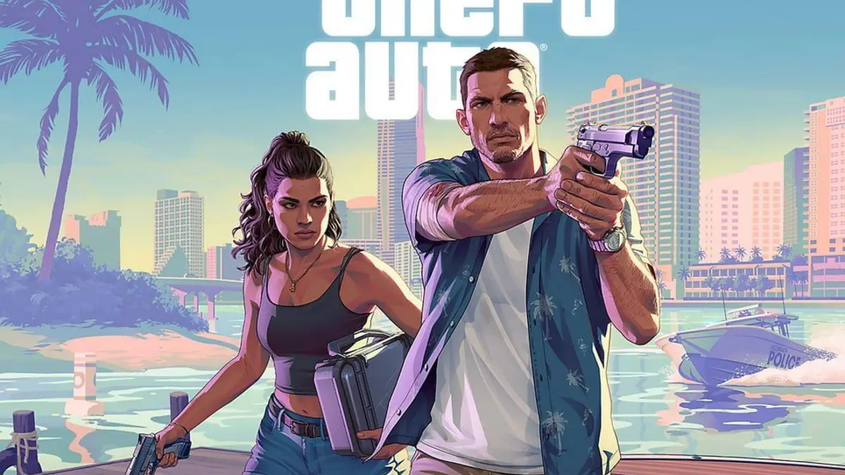 Logo GTA 6 et Netflix sur fond sombre annoncant l'apercu exclusif du 27 aout 2026