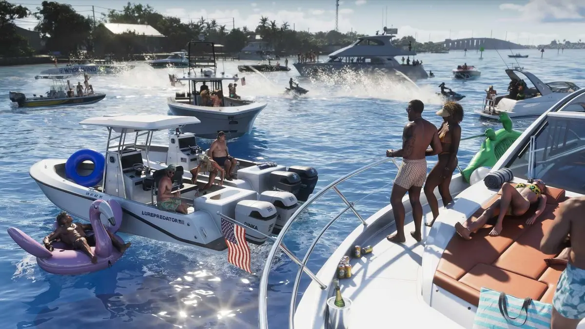 Illustration de l'echec du projet Last Sentinel de Tencent face a la domination de la saga Grand Theft Auto et son prochain episode GTA 6.