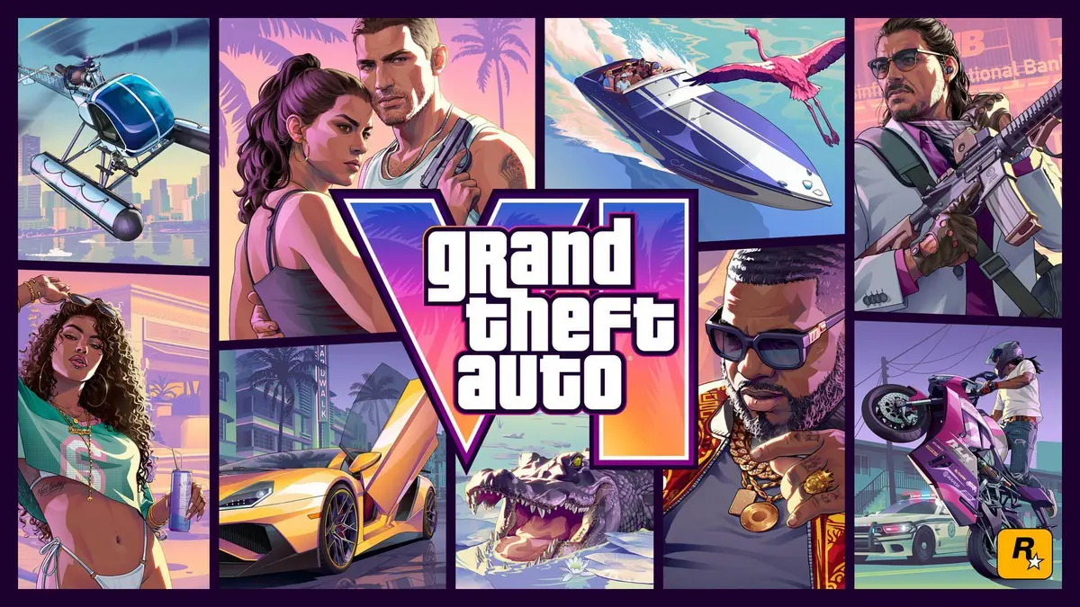 Logo du Miami Heat et de la NBA dans Grand Theft Auto VI, illustration de l'integration sportive a Vice City.