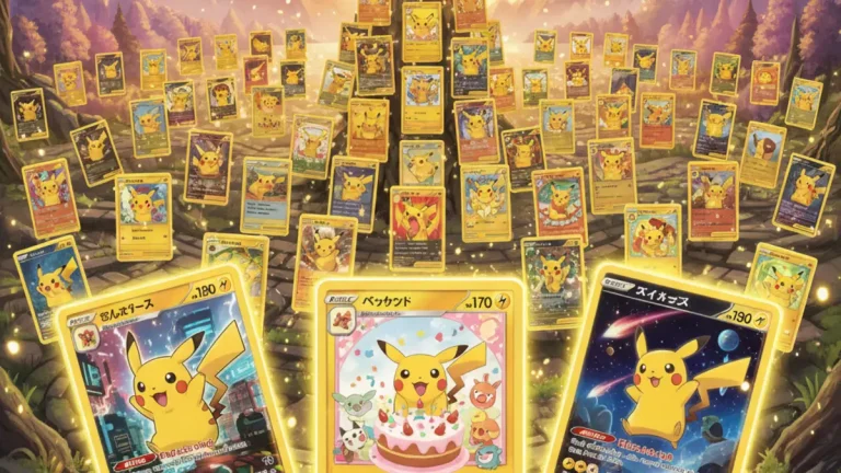Pokémon JCC : toutes les cartes Pikachu confirmées pour le 30e anniversaire