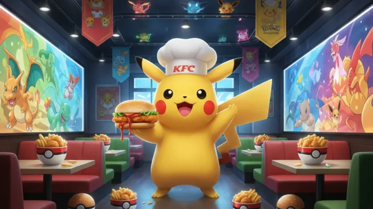 Pokémon : KFC Singapour lance une collaboration gourmande avec goodies et restaurants thématiques