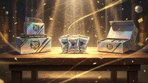 Vue d'ensemble des produits Pokemon TCG 30th Celebration : Coffret Dresseur d'elite, Coffrets Ultra-Premium, classeurs et mini-boites