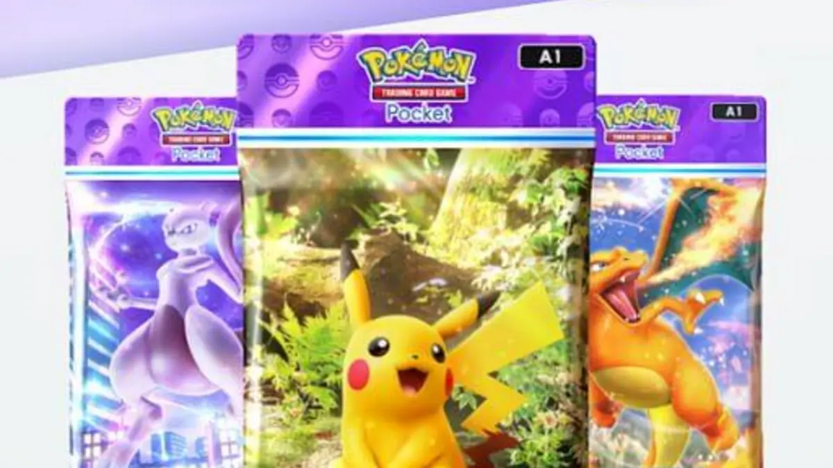 Visuel promotionnel de l'extension Pokemon TCG Pocket Team Rocket's Ambition avec les cartes de Giovanni et Persian, annoncee pour le 27 aout 2026.