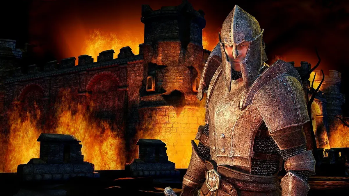 Jaquette de The Elder Scrolls IV: Oblivion Remastered sur Nintendo Switch 2 avec la date de sortie du 11 aout 2026 en evidence.