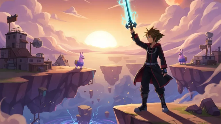 Fortnite : le design de Sora de Kingdom Hearts dévoilé, d&rsquo;autres personnages teasés