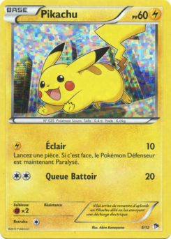 Carte Pikachu, Collection McDonald's 2013